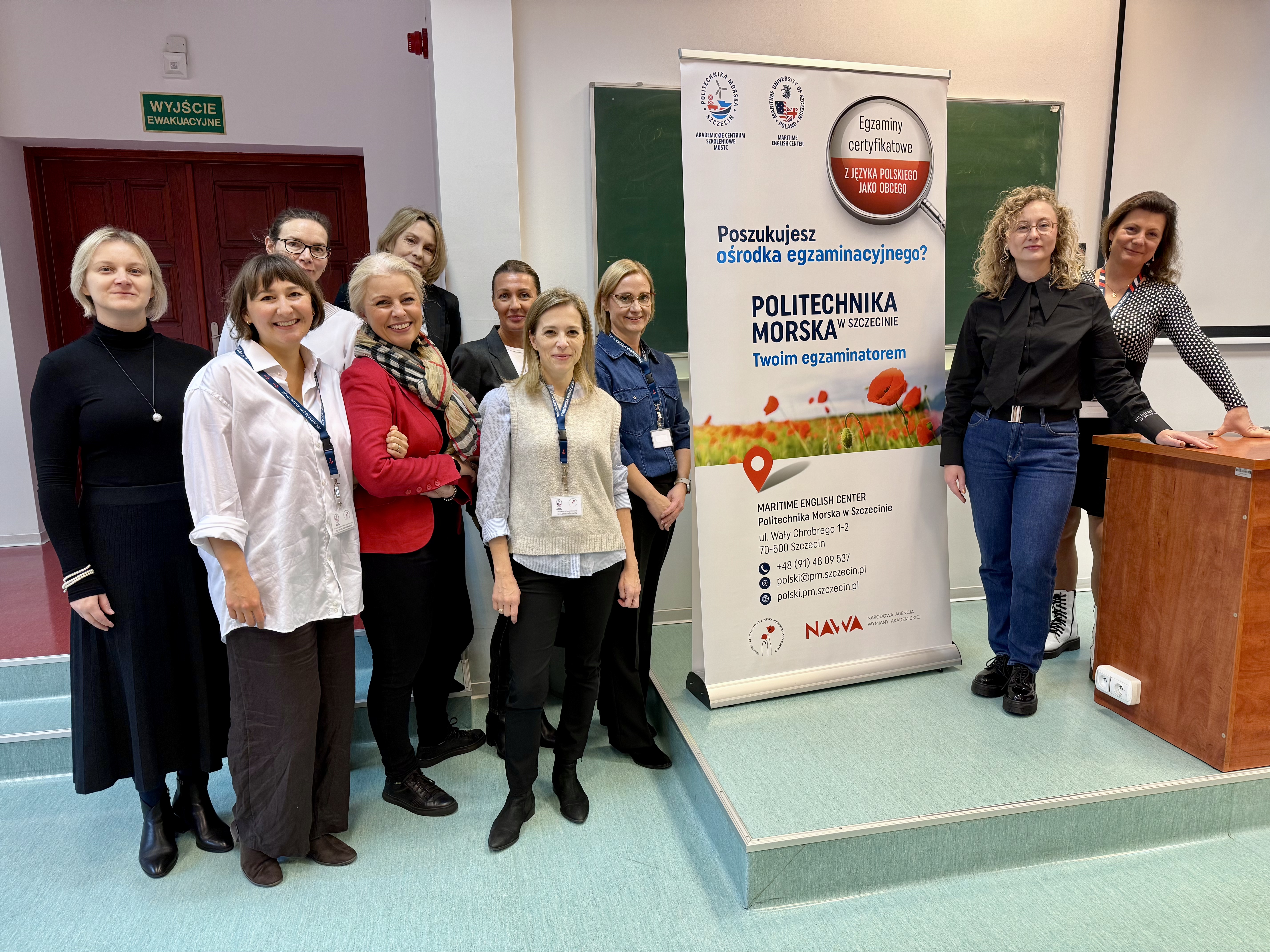 Komisja egzaminacyjna listopadowego egzaminu certyfikatowego z języka polskiego jako obcego