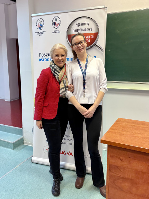 Członkinie komisji egzaminacyjnej listopadowego egzaminu certyfikatowego z języka polskiego jako obcego